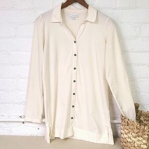 - J Jill  Cream Tunic Size Small